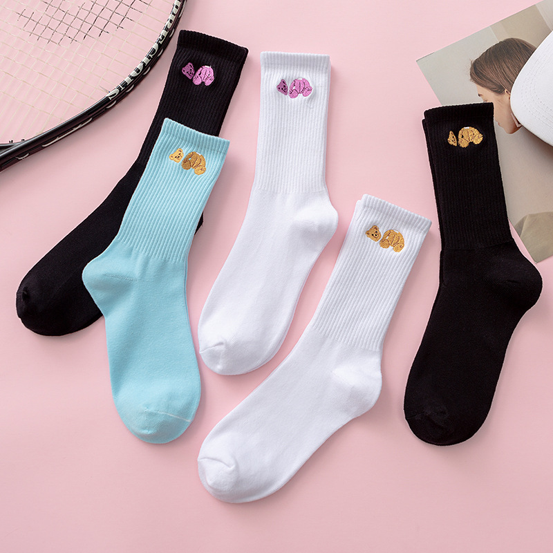 Spot PALM PALM tree angel Angle Cubs embroidered cotton socks sports casual tube socks men's and women's socks Spot PALM PALM tree angel Angle Cubs embroidered cotton socks sports casual tube socks men's and women's socks