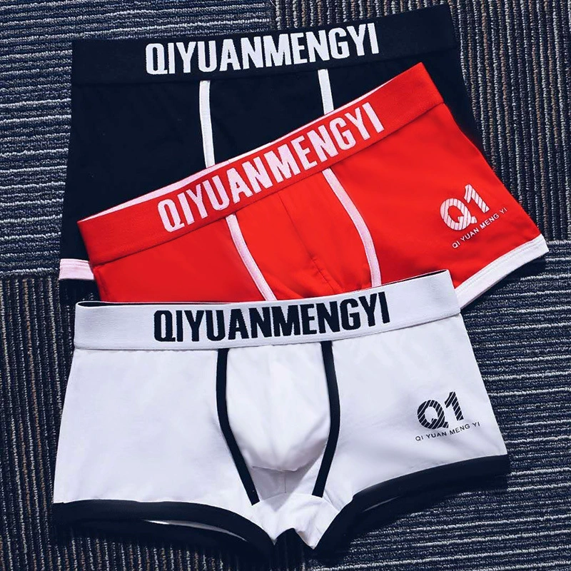 Мужское нижнее белье Хлопковые Дышащие Боксеры Хлопковые модные сексуальные трусы-боксеры Симпатичные модные шорты для мальчиков