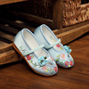 Hanfu girl embroidered shoes Old Beijing children's handmade cloth shoes ethnic style old -fashioned shoes student dance performance shoe