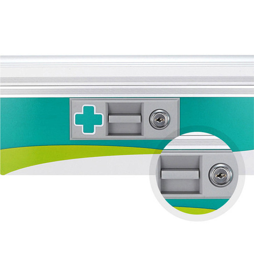 Jinlongxing aluminum alloy medicine box portable large-capacity emergency medicine storage medical box household first aid medicine box