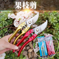 園林工具修枝剪園藝剪刀金把帶配件省力家用摘果粗樹枝花剪果枝剪