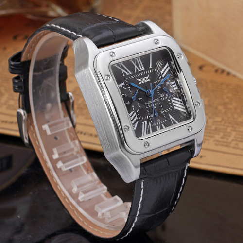 Factory Direct Sale JARGAR Calendar Week Hour Flywheel Fashion Men's Automatic Mechanical Watch Men's One Piece Dropshipping