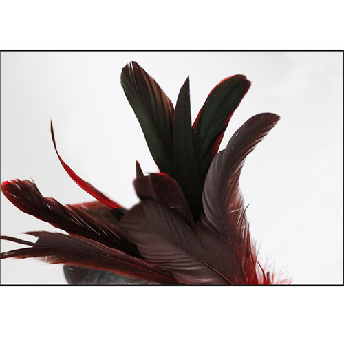 Floral Feathers Adult Fitness Shuttlecock Student Cocktail Feathers Manufacturer Wholesale Rooster Feather Shuttlecock