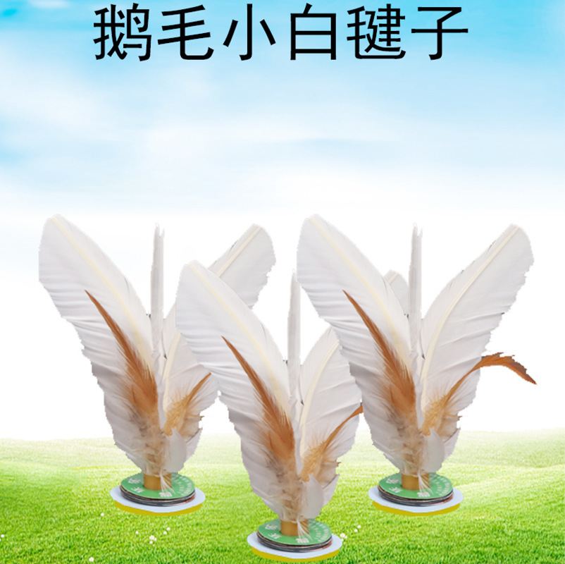 Shuttlecock for Children, Elementary School Students, Kindergarten, Feather Shuttlecock, Sports Competition, Beginner Shuttlecock, Goose Feather, Trendy, Aerobic Exercise