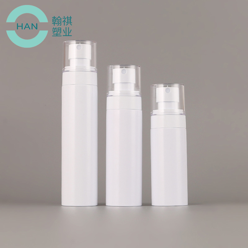 厂家批发60ml 80ml 100ml喷雾瓶 按压式透明盖真空瓶 喷雾瓶