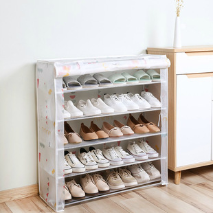 Shoe Rack Dust Cover Simple Waterproof Thickeneded Shoe Cabinet Outer Cover Shelf Outer Cover Cabinet Cover (Dust Cover Only)