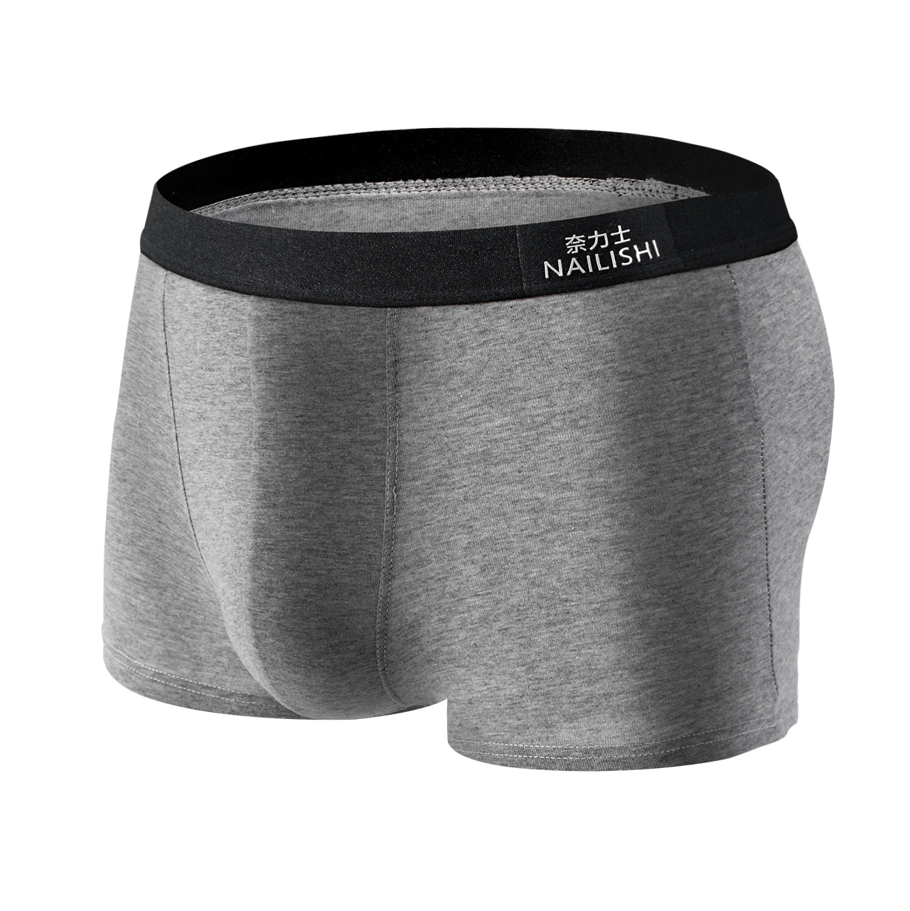 Pantalones interiores de hombre algodón de ángulo plano hombre transpiración elástico hombre al por mayor jersey de color sólido procesamiento