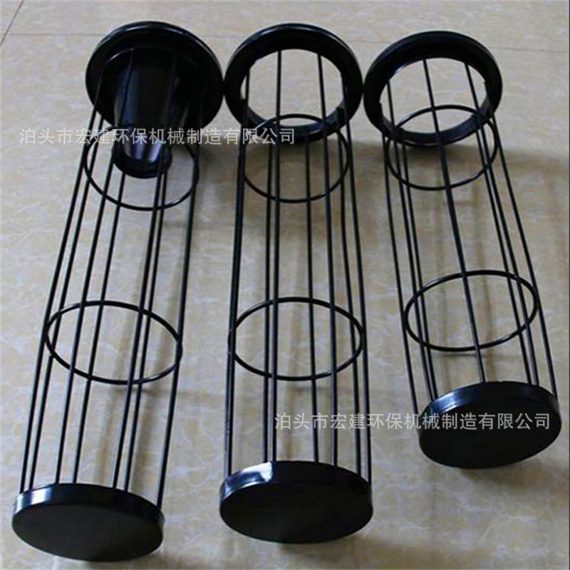 耐高温除尘骨架 耐腐蚀袋笼碳钢有机硅除尘器骨架圆形收尘器袋笼
