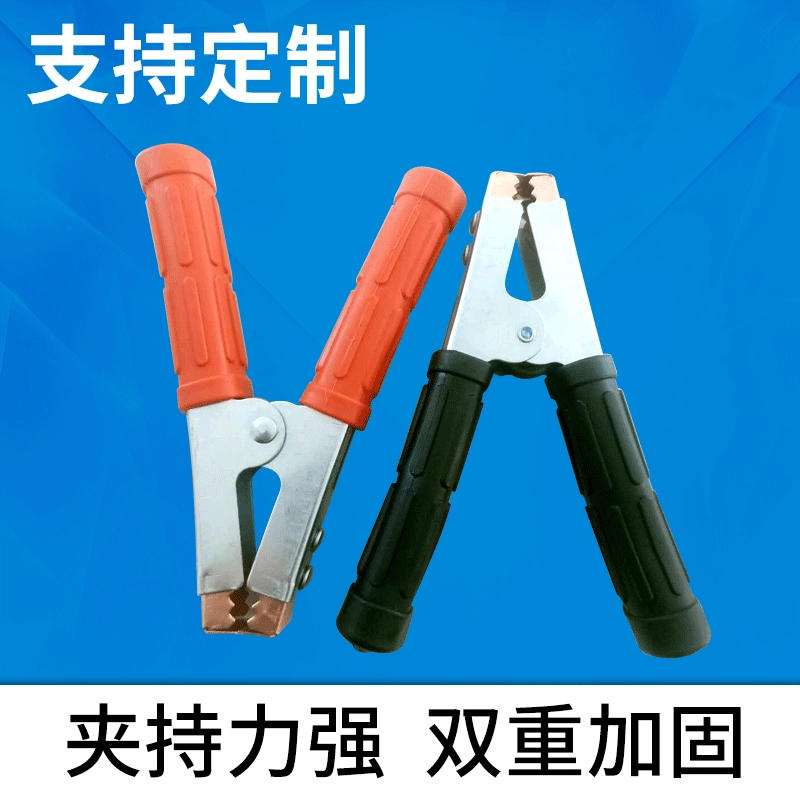 Зажим для аккумулятора Красный Черный Зажим для зарядки аккумулятора Зубчатый автомобильный Firewire Зажим для аккумулятора Производитель