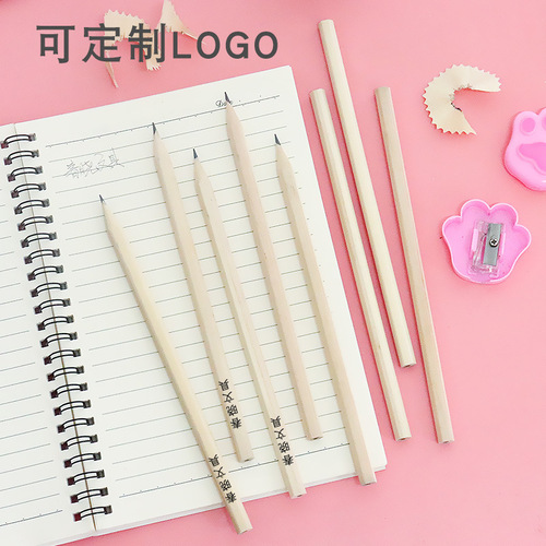 Student homework sketch positive posture wood first grade hexagon triangle log HB pencil stationery office children wholesale