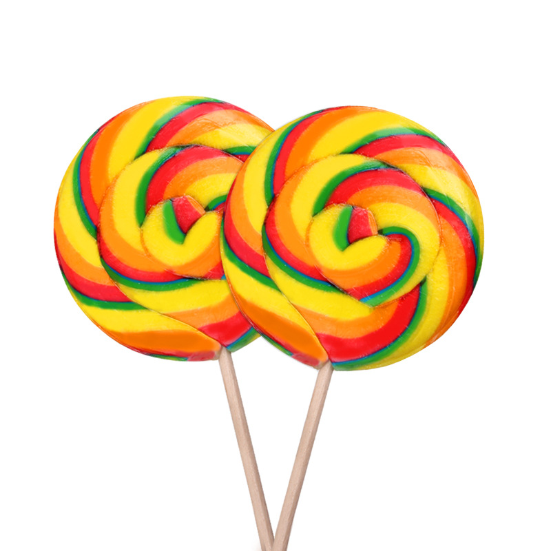 Golden rice 50g colorful wave candy kung fu candy fruit flavor lollipop children's casual snacks wholesale