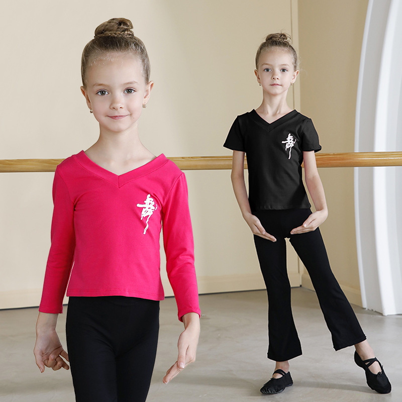 Ropa de práctica para niños ropa de baile ropa de ballet pantalones acampanados gimnasia niñas entrenamiento de danza China ropa de cuerpo traje