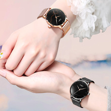 奥利妮时尚潮流手表网带情侣手表一对石英表休闲皮带男表女士男士