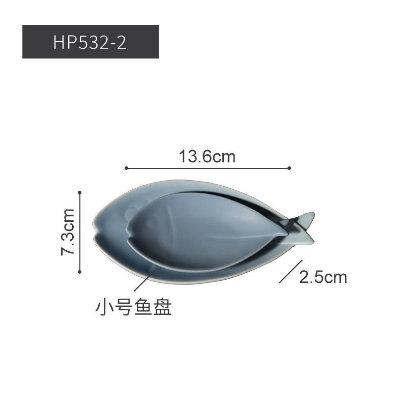 Estilo nórdico cerámica pescado artesanía decoración moderna minimalista creativa ins sala de estar decoración suave del hogar