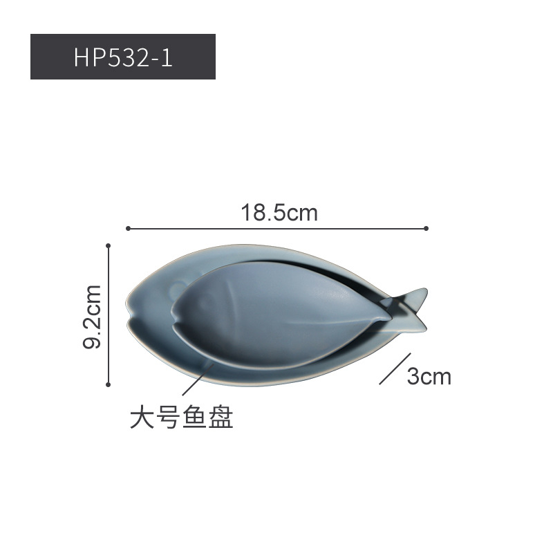 Estilo nórdico cerámica pescado artesanía decoración moderna minimalista creativa ins sala de estar decoración suave del hogar