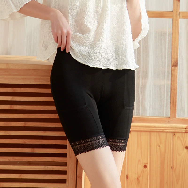 Safe trousers, thin summer protective underware, leggings, shorts, plus size, sewn from modal