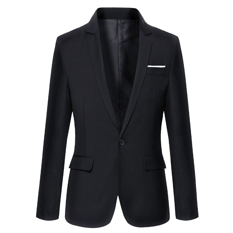 2022 Spring and Autumn New Men's Korean Style Casual Small Suit Men's Fashionable Jacket Slim Fit One Button Pee West