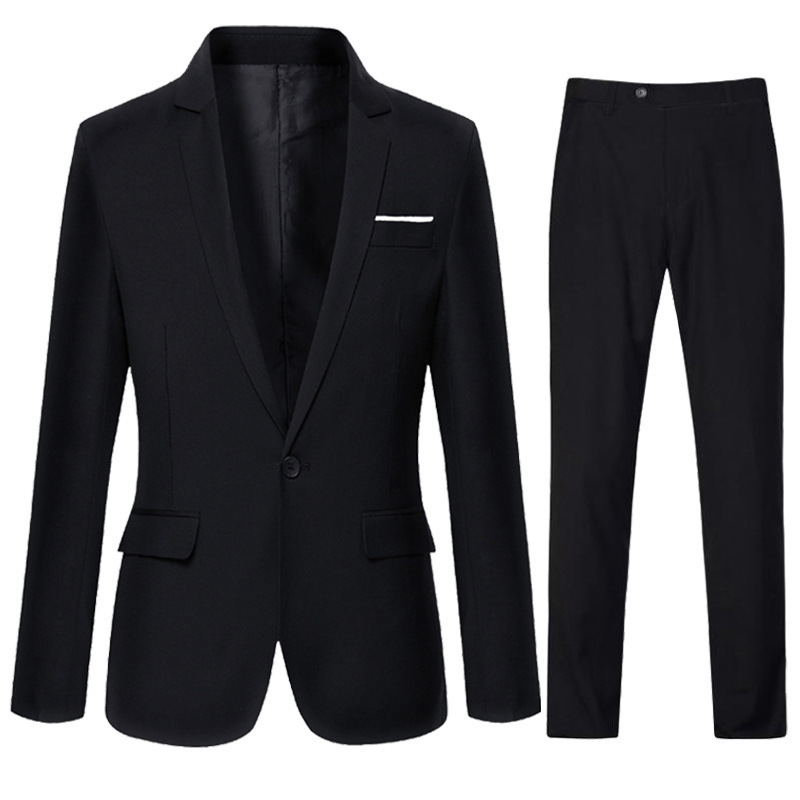 2022 Spring and Autumn New Men's Korean Style Casual Small Suit Men's Fashionable Jacket Slim Fit One Button Pee West