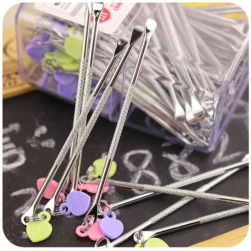 Japanese and American 70117 Ear Pick Ear Cleaning Tool Wholesale Spiral Non-Luminous Metal Ear Cleaner with Hole Ear Pick for Home Use Japanese and American 70117 Ear Pick Ear Cleaning Tool Wholesale Spiral Non-Luminous Metal Ear Cleaner with Hole Ear Pick for Home Use