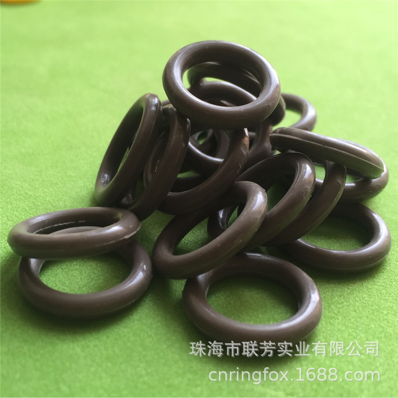 棕色硅胶O型圈 防水硅胶密封圈 耐磨硅胶 耐高温硅胶 平价包邮