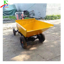 四轮座驾式电动拉灰车 手掀自卸翻斗车 建筑工地电动装卸车 灵活