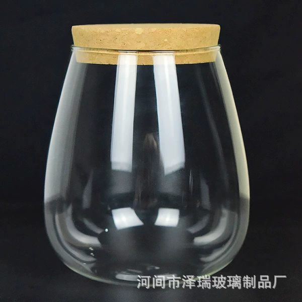 Wood plug cover jar