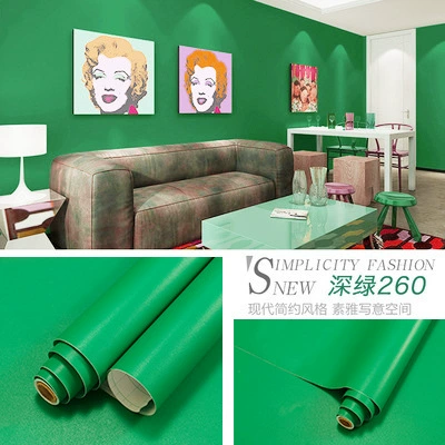 Wallpaper Star Pure Color Self-Sticking (61 cm × 1 m), Waterproof, Thick & Thin Color Options