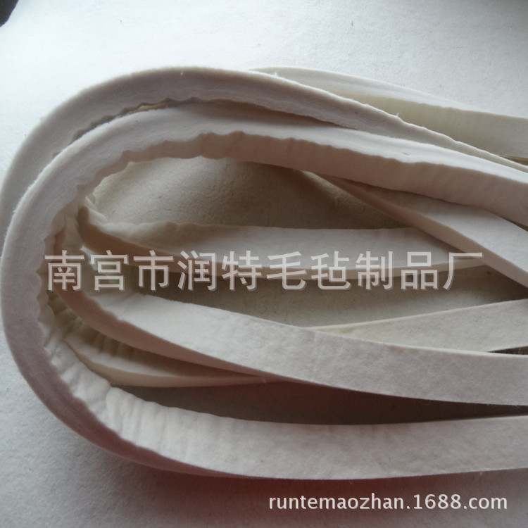 涂漆毛毡 漆包线用毛毡条 松软毡 软性毛毡条