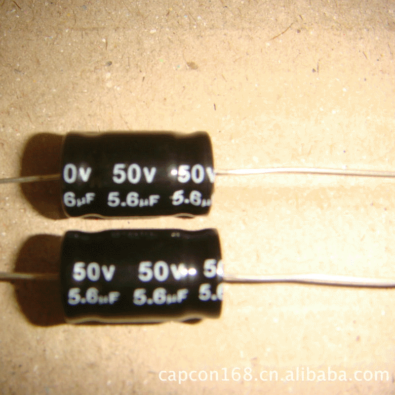 封装电解电容  50V5.6  10X17  无极卧式电容器