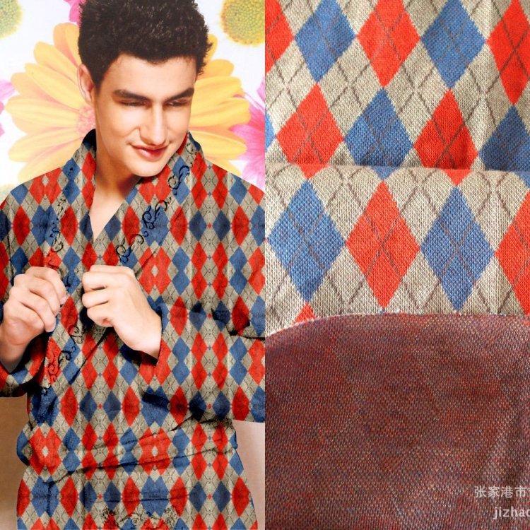 厂家供应提花面料   电脑提花面料提花布  舒适保暖内衣面料批发