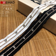人字带打钻钉柳钉 厂家现货批发条码服装鞋帽包包DIY配饰