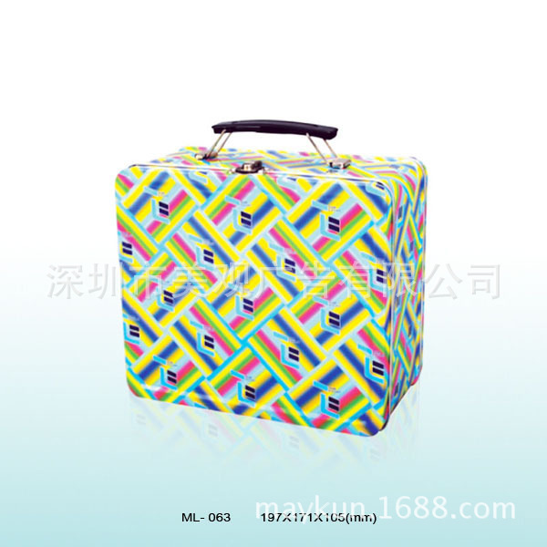 源头厂家 优惠供应精美马口铁ML-063手挽铁盒