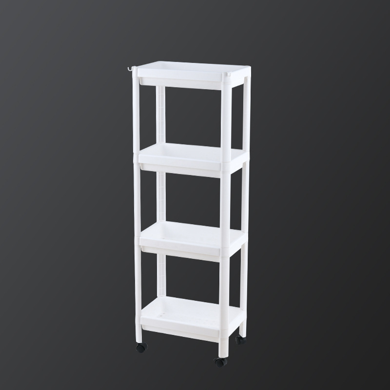 Baño de piso de almacenamiento de rack de baño brecha de almacenamiento de rack cocina estrecho gabinete refrigerador lavadora sala de estar rack de almacenamiento