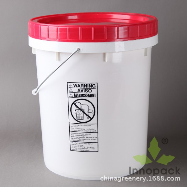 生产企业直供 20L螺旋口塑料桶  20L螺旋盖塑料桶