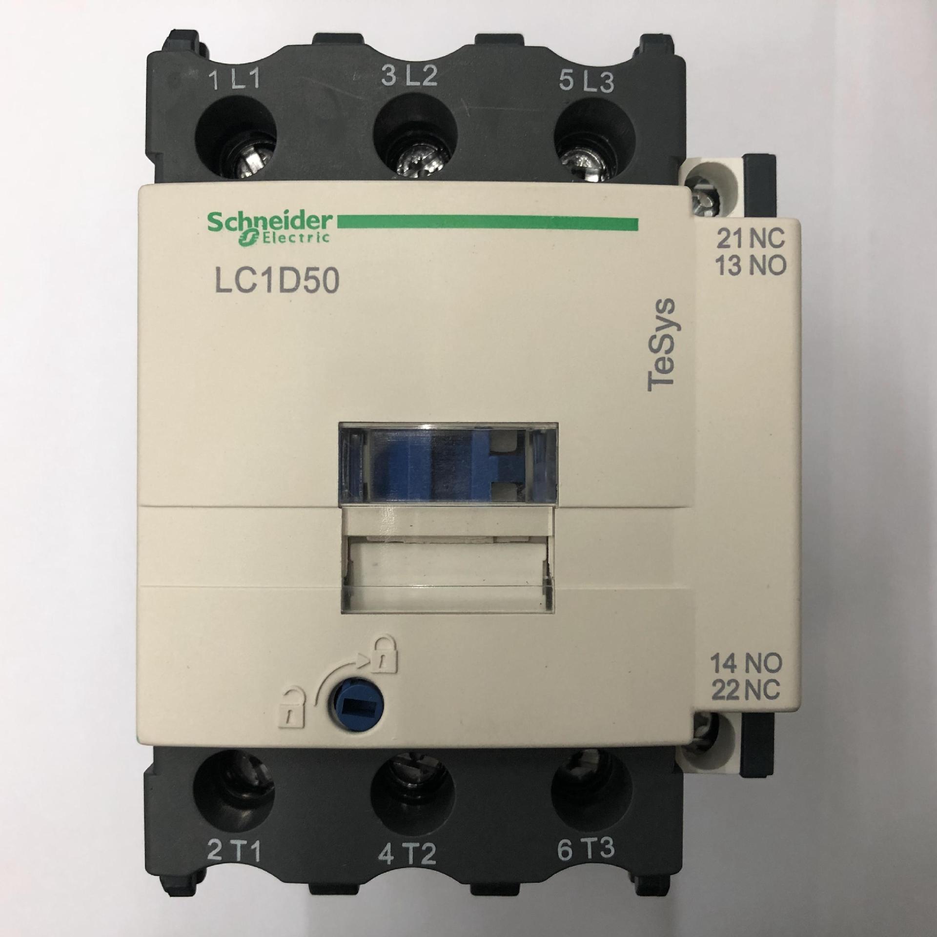 原装正品LC1D50M7C AC220V 50/60Hz Schneider三级交流接触器
