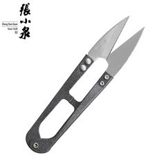 張小泉ハサミ高炭素鋼スプリングカット服装u型ステンレス裁縫トランペット糸頭砂ハサミ卸売り