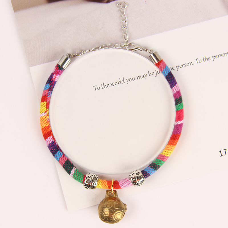 Fabricante directo para gatos collar de campana y collar de viento estilo japonés accesorios para perros y gatos collar de mascotas