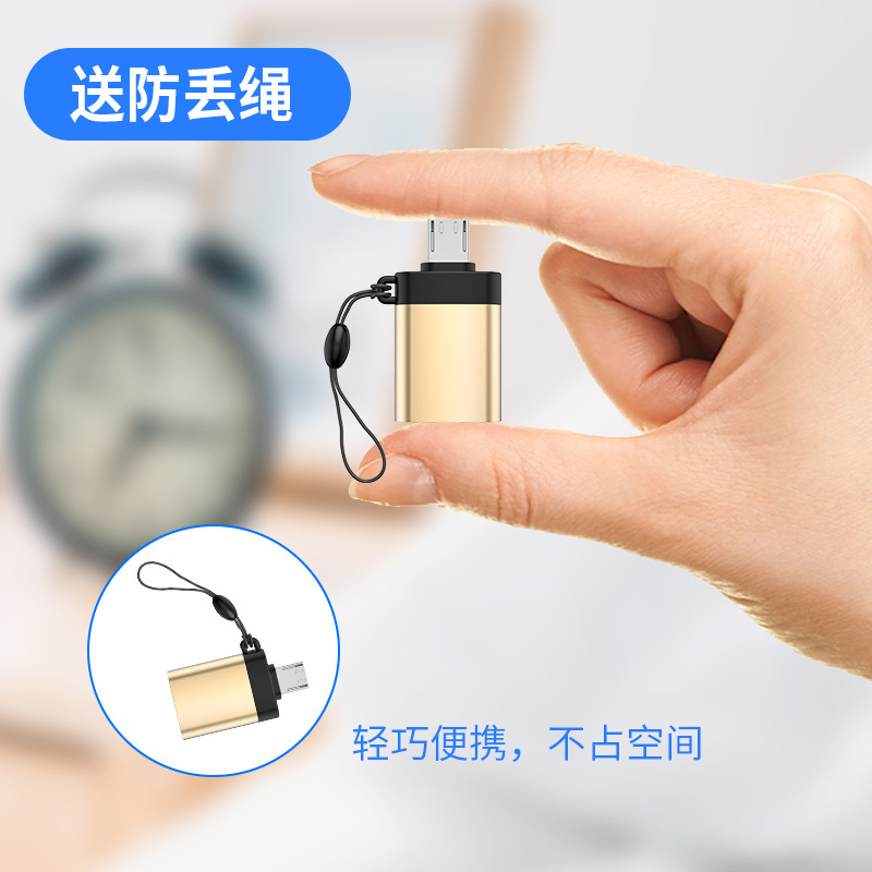 Venta al por mayor adaptador OTG USB3.0 hembra a micro teléfono móvil Android OTG convertidor conexión ratón teclado