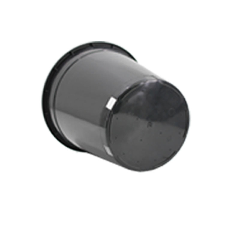 [Cuenca del galón] delgado de 5 galones de plántulas de jardinería cuenca de galón negro anti-envejecimiento de plástico resistente a la caída de maceta