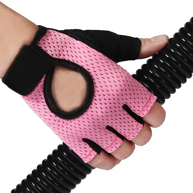 Guantes de ciclismo medio dedo antideslizante absorción de choque equipo transpirable gimnasio ciclismo bicicleta al aire libre fitness deportes guantes