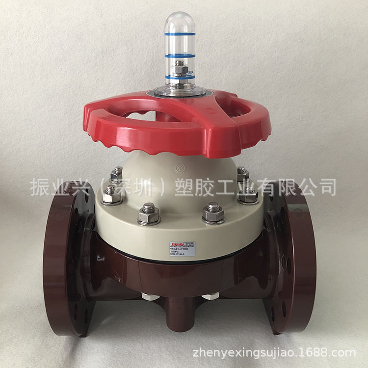 日本ASAHI HT-PVC法兰式隔膜阀EPDM 日标 AV C-PVC法兰隔膜阀PN10