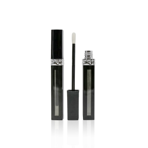 Black laser engraving lip gloss tube packaging material, slender rectangular window lip gloss lip glaze tube, lip gloss tube wholesale
