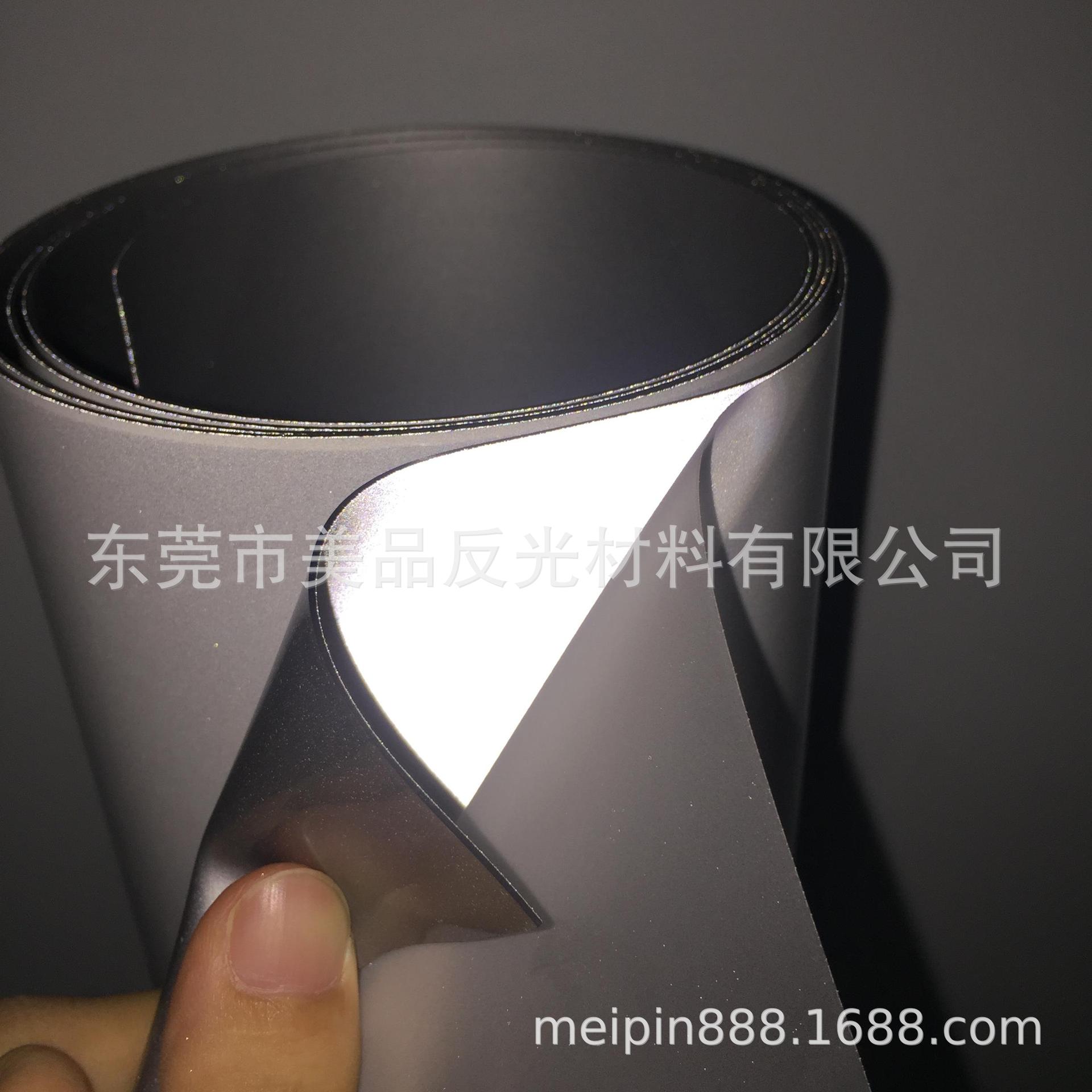工厂直销银色反光革七彩环保反光TPU反光效果好耐水洗不开裂