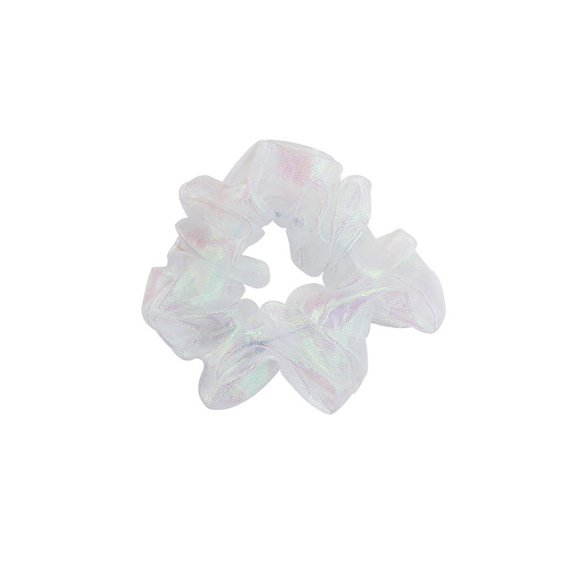 Sueño de la muchacha sirena Ji malla intestino grueso banda de goma banda de pelo cuerda de pelo accesorios para el cabello simple lindo Hada Mori tocado