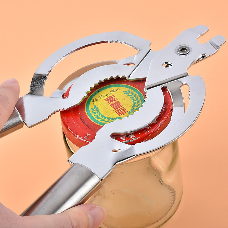 Creativo abrelatas multifunción abridor de botellas abrelatas hogar cocina gadget comida puede tapa abridor de botellas