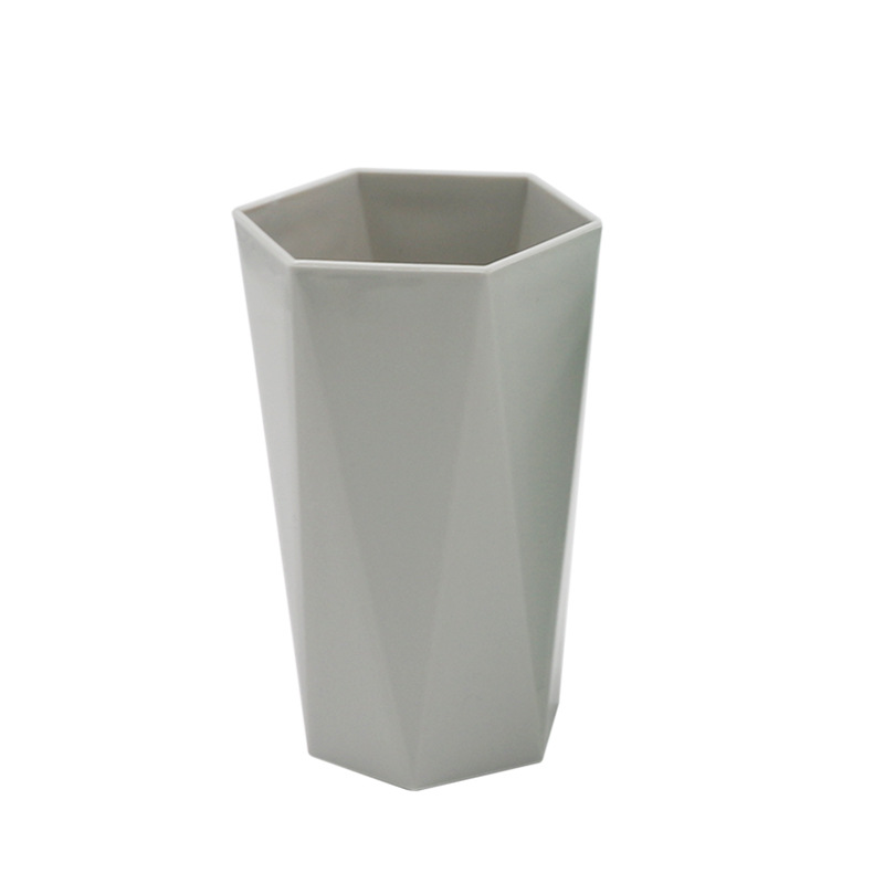 Vaso de Enjuague Bucal de Plástico con Forma de Diamante, para Uso Doméstico y Hotelero, Creativo, para Parejas, Herramientas Dentales