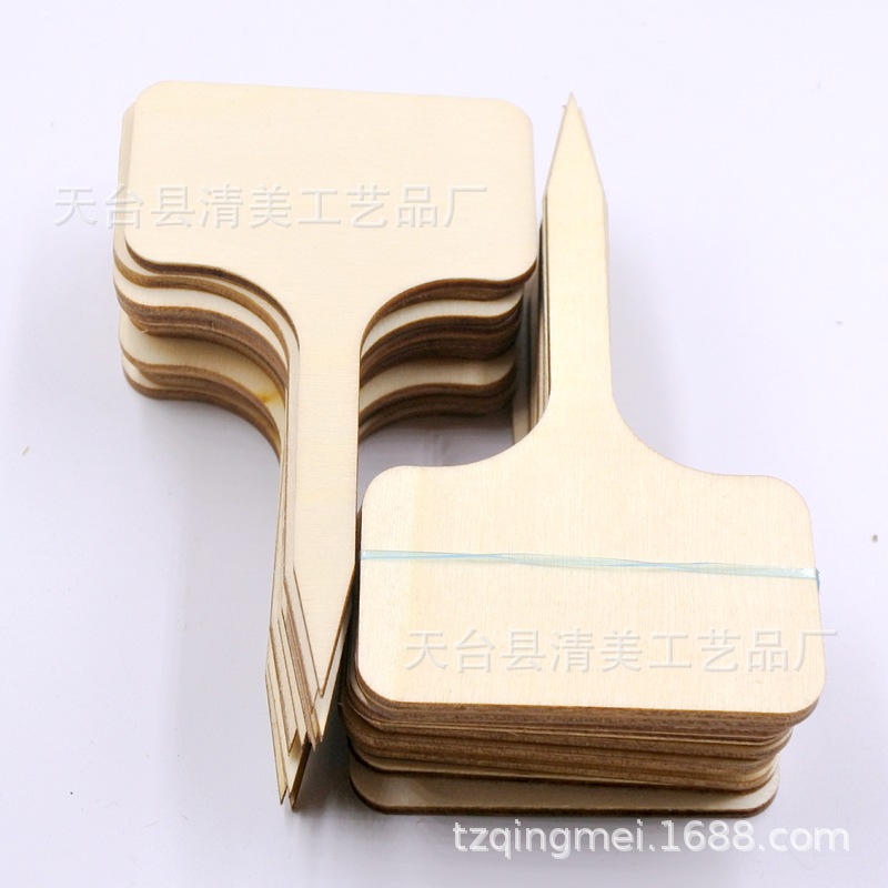 5,8*10,2 cm palo cuadrado de madera pequeña pizarra de madera artesanías decorativas 50 unidades por paquete