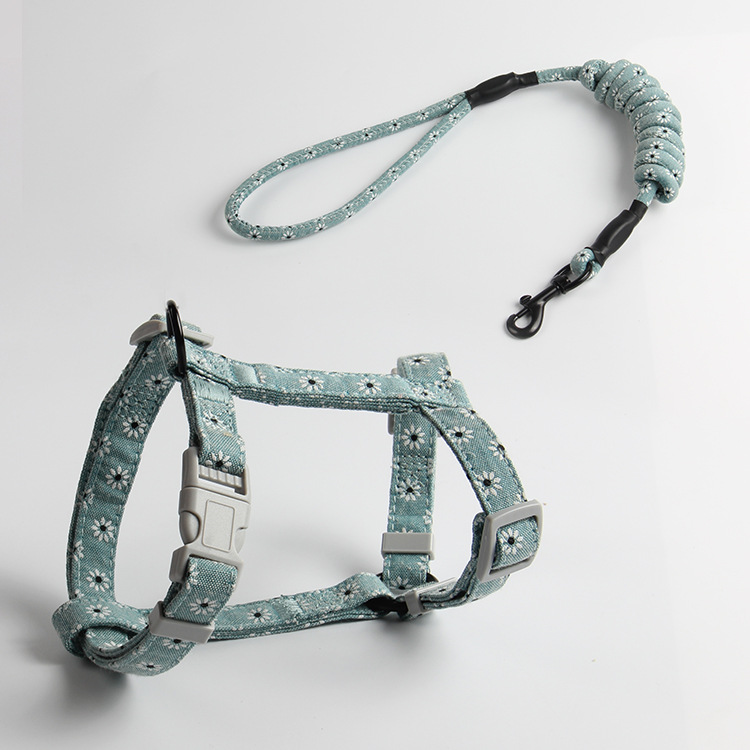 Directo de fábrica correa para mascotas gato correa para el pecho estilo japonés ajustable anti-rotura gato Correa al por mayor