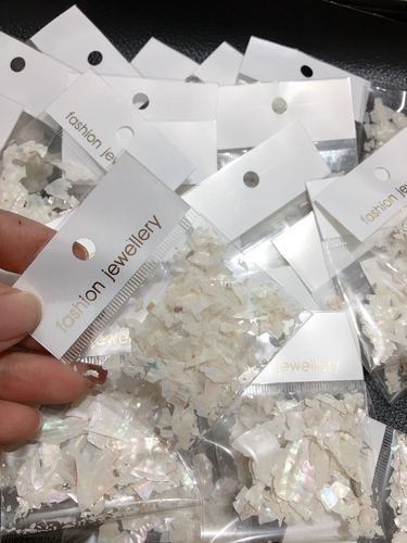 Japanese-style nail accessories, natural colored shell nail stickers, Korean thin shell nail decorations, trendy fresh nail stickers, nail accessories