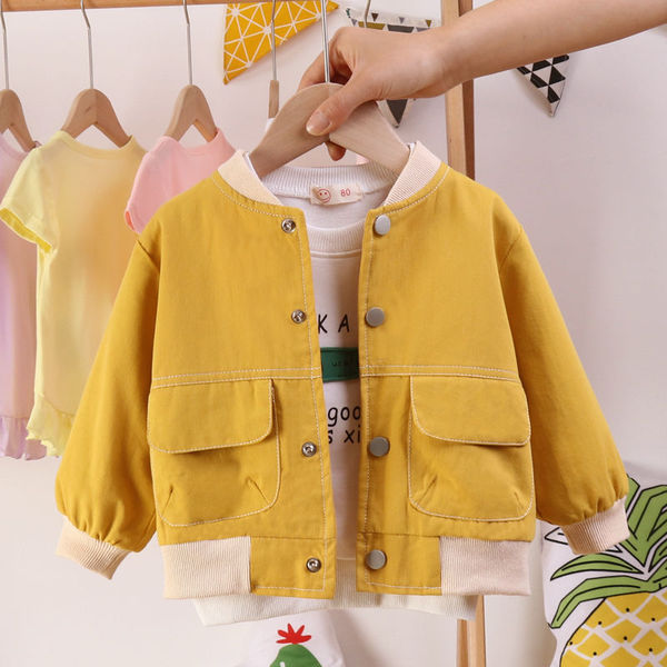 Children's autumn jacket for boys for early age